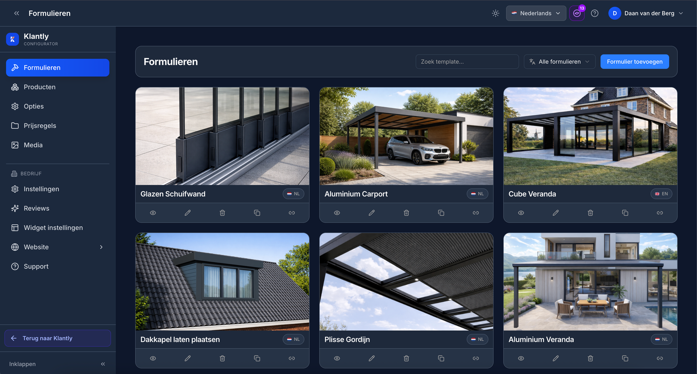 Offertes & configurator